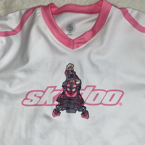 Skidoo Pink BRP Jersey Size Large - Picture 2 of 12